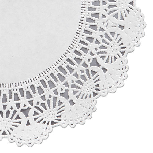 Image of Hoffmaster® Cambridge Lace Doilies, Round, 8", White, 1,000/carton