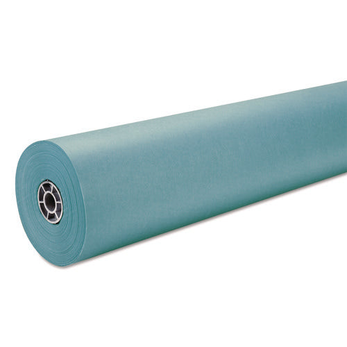Image of Pacon® Rainbow Duo-Finish Colored Kraft Paper, 35 lb Wrapping Weight, 36" x 1,000 ft, Aqua