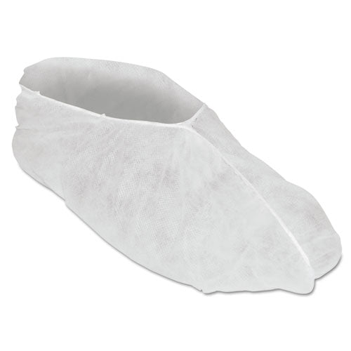 Image of KleenGuard A20 Breathable Particle Protection Shoe Covers, One Size Fits All, White, 300/Carton