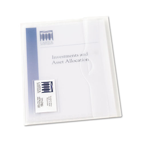 Image of Avery® Translucent Document Wallets, Letter Size, Translucent Clear, 12/box