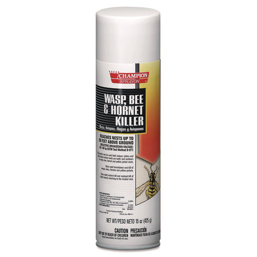 Image of Chase Products Champion Sprayon Wasp, Bee and Hornet Killer, 15 oz Aerosol Spray, 12/Carton