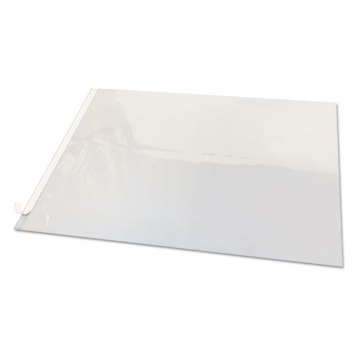 Image of Artistic® Second Sight Clear Plastic Desk Protector, with Hinged Protector, 21 x 17, Clear