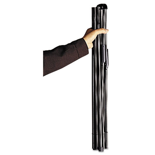 Image of Quartet® Heavy-Duty Adjustable Instant Easel Stand, 25" To 63" High, Steel, Black