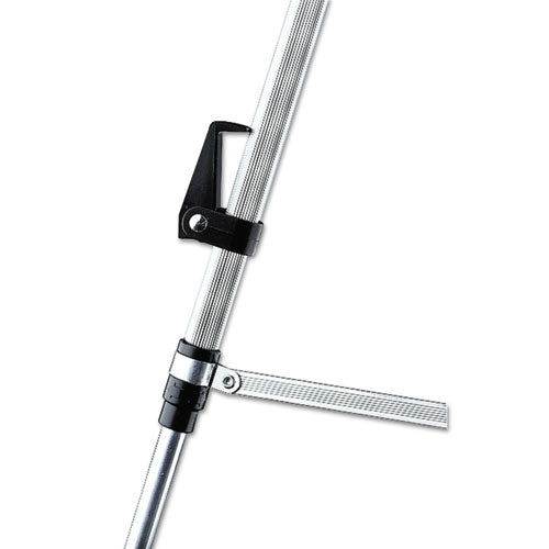 Image of Quartet® Lightweight Telescoping Tripod Easel, 38" To 66" High, Aluminum, Silver