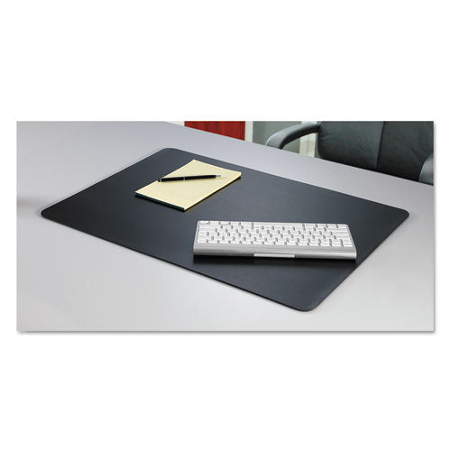 Image of Artistic® Rhinolin II Desk Pad with Antimicrobial Protection, 36 x 20, Black