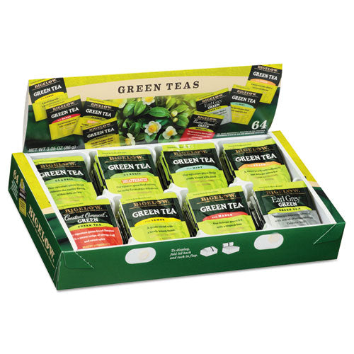 Image of Bigelow® Green Tea Assortment, Tea Bags, 64/box, 6 Boxes/carton