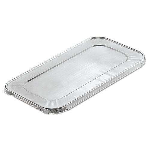 Image of HFA® Steam Pan Foil Lids, Fits One-Third Size Pan, 0.5" Deep, 6.4 x 12.7, 200/Carton