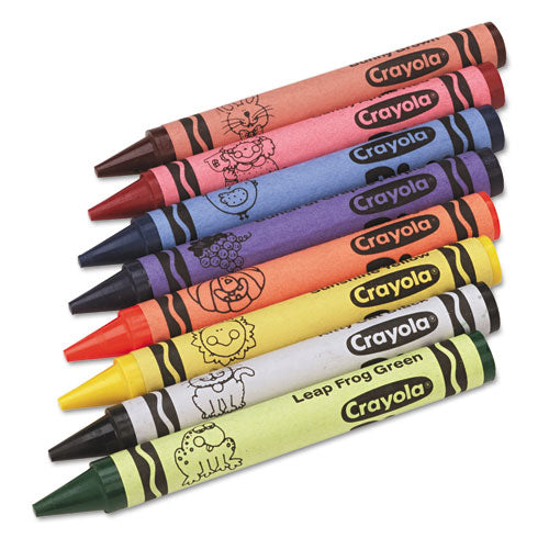 Image of Crayola® Jumbo Classpack Crayons, 25 Each Of 8 Colors, 200/set