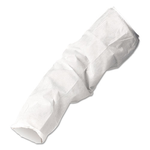 Image of KleenGuard A20 Sleeve Protectors, MICROFORCE Barrier SMS Fabric, One Size Fits All, White, 200/Carton
