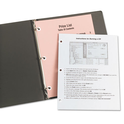 Image of Avery® Dispenser Pack Hole Reinforcements, 0.25" Dia, White, 1,000/Pack, (5720)