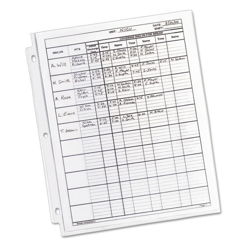 Image of Avery® Top-Load Poly Sheet Protectors, Heavy Gauge, Letter, Diamond Clear, 100/box