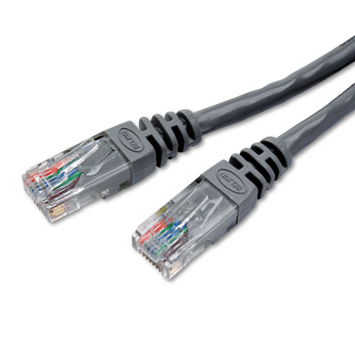 Image of Belkin® CAT5e Molded Patch Cable, 25 ft, Gray