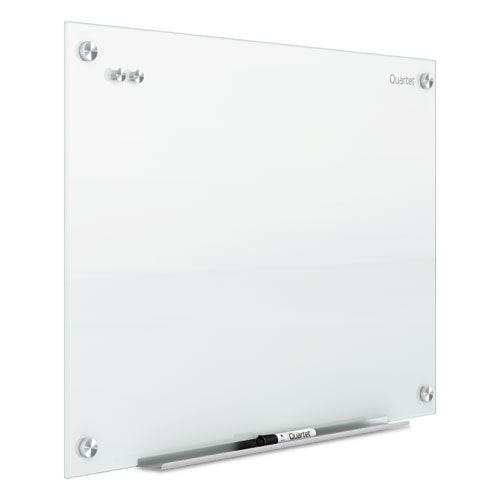 Image of Quartet® Infinity Magnetic Glass Marker Board, 48" x 36", White Surface