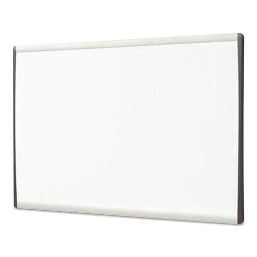 Image of Quartet® ARC Frame Cubicle Board, Magnetic Dry Erase, 24" x 14", White Surface, Satin Aluminum Frame