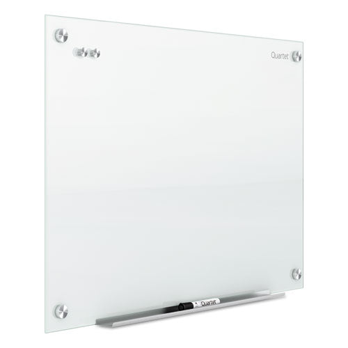 Image of Quartet® Infinity Magnetic Glass Marker Board, 36" x 24", White Surface
