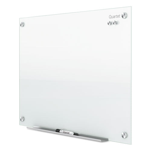 Image of Quartet® Infinity Magnetic Glass Marker Board, 48" x 36", White Surface