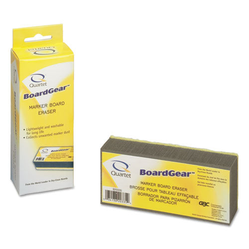 Image of Quartet® Boardgear Marker Board Eraser, 5" X 2.75" X 1.38"