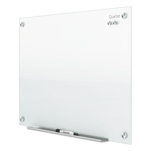 Image of Quartet® Infinity Magnetic Glass Marker Board, 72" x 48", White Surface