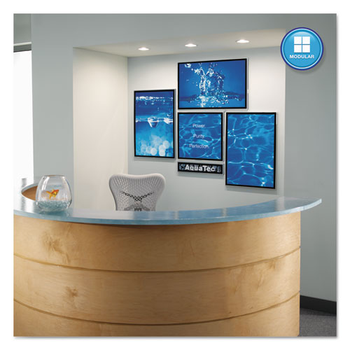 Image of Quartet® Matrix Magnetic Boards, 34" x 23", White Surface, Satin Aluminum Frame