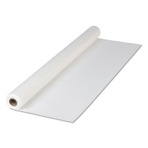Image of Hoffmaster® Plastic Roll Tablecover, 40" X 300 Ft, White