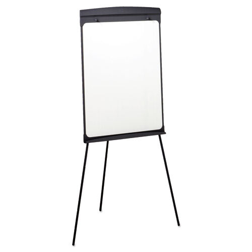 Image of Quartet® Magnetic Dry Erase Easel, 27" x 35", Graphite Surface, Graphite Gray Plastic Frame