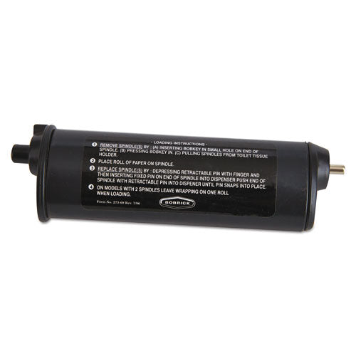 Image of Bobrick Theft Resistant Spindle for ClassicSeries Toilet Tissue Dispensers, Black