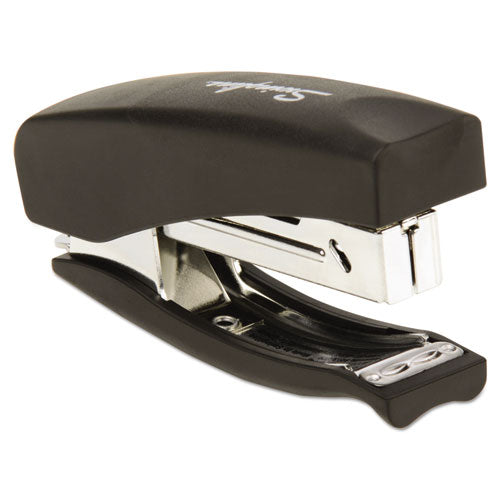 Image of Swingline® Soft Grip Half Strip Hand Stapler, 20-Sheet Capacity, Black