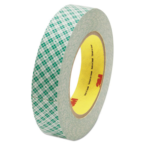 Image of 3M Double-Coated Tissue Tape, 3" Core, 1" X 36 Yds, White