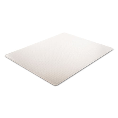 Image of deflecto® Supermat Frequent Use Chair Mat, Med Pile Carpet, 45 X 53, Beveled Rectangle, Clear