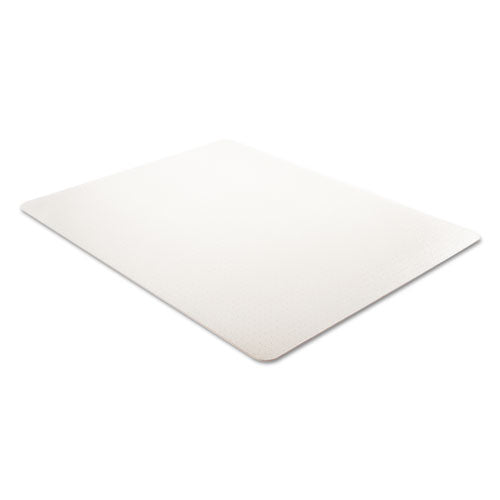 Image of deflecto® Economat Occasional Use Chair Mat, Low Pile Carpet, Flat, 46 X 60, Rectangle, Clear
