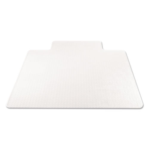 Image of deflecto® Supermat Frequent Use Chair Mat For Medium Pile Carpet, 45 X 53, Wide Lipped, Clear