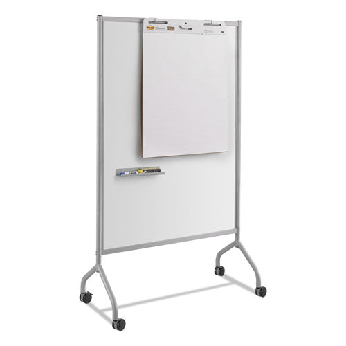 Image of Safco® Impromptu Whiteboard Collaboration Screen, 36" x 60", White Surface, Gray Metal/Plastic Frame