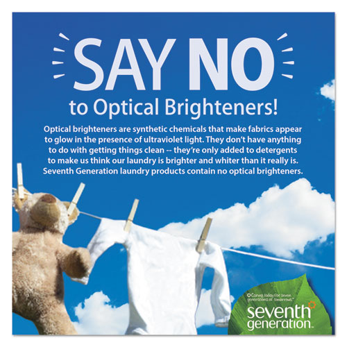 Image of Seventh Generation® Natural Laundry Detergent Packs, Powder, Unscented, 45 Packets/pack