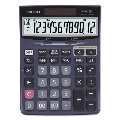 Image of Casio® DJ120D Calculator, 12-Digit LCD