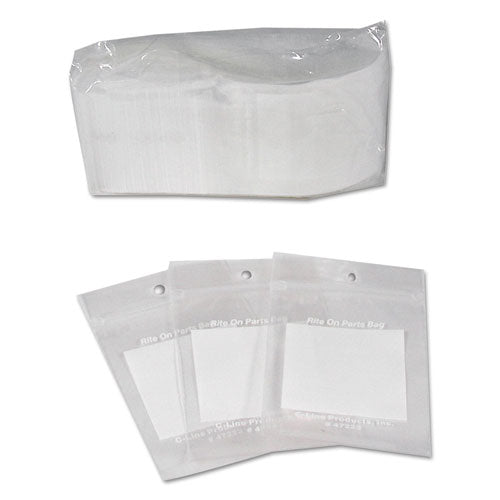 Image of C-Line® Write-On Poly Bags, 2 Mil, 2" X 3", Clear, 1,000/carton
