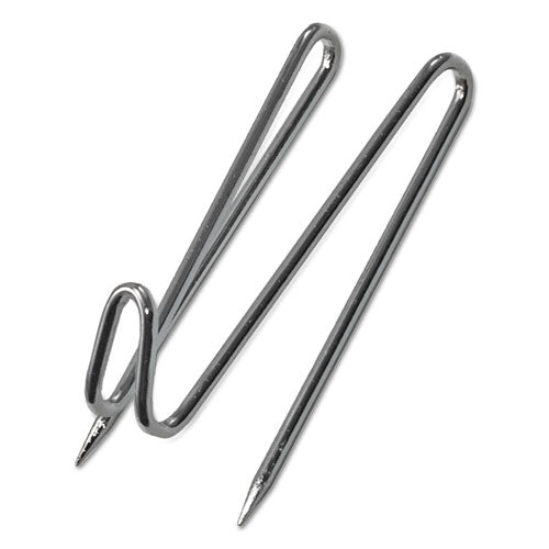 Image of Advantus Panel Wall Wire Hooks, Silver, 25 Hooks/pack