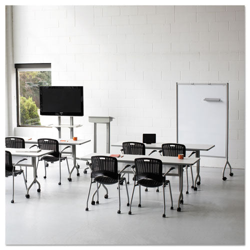 Image of Safco® Impromptu Whiteboard Collaboration Screen, 36" x 60", White Surface, Black Metal/Plastic Frame