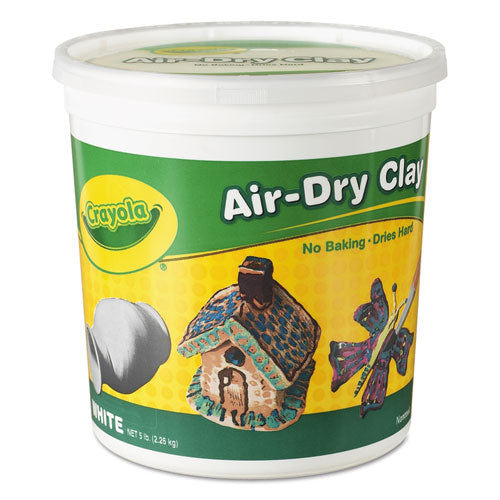 Image of Crayola® Air-Dry Clay, White, 5 Lbs