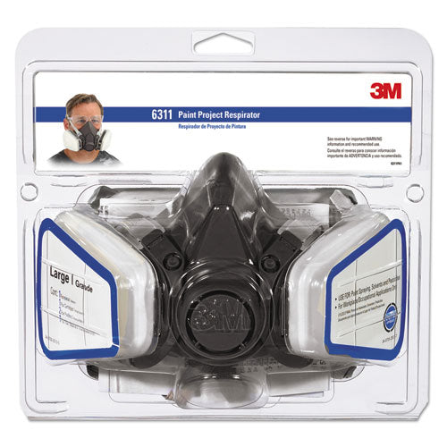 Image of 3M Half Facepiece Paint Spray/pesticide Respirator, Large