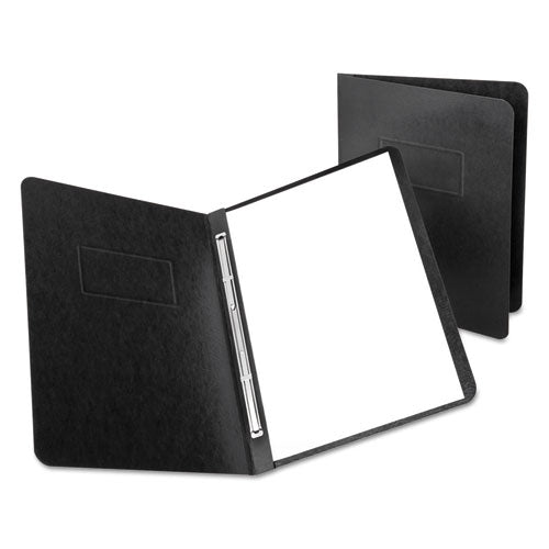 Image of Oxford Heavyweight Pressguard And Pressboard Report Cover W/ Reinforced Side Hinge, 2-Prong Metal Fastener, 3" Cap, 8.5 X 11, Black