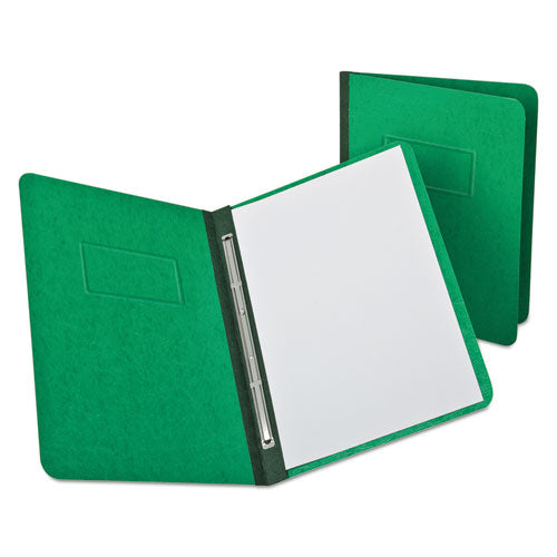 Image of Oxford Heavyweight Pressguard And Pressboard Report Cover W/reinforced Side Hinge, 2-Prong Fastener, 3" Cap, 8.5 X 11, Light Green
