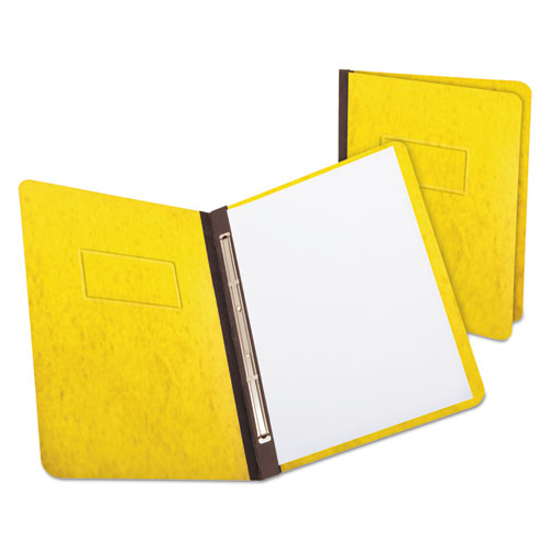 Image of Oxford Heavyweight Pressguard And Pressboard Report Cover W/ Reinforced Side Hinge, 2-Prong Metal Fastener, 3" Cap, 8.5 X 11, Yellow