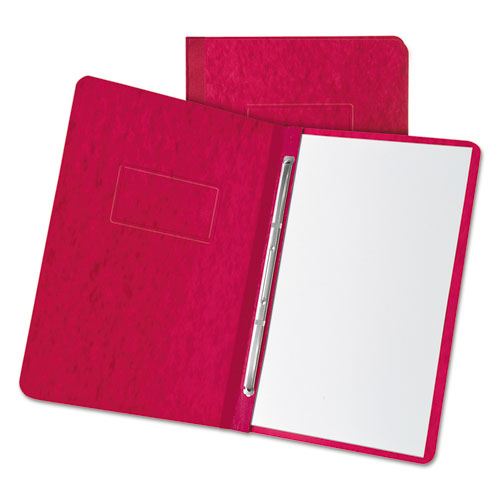 Image of Oxford Heavyweight Pressguard And Pressboard Report Cover W/reinforced Side Hinge, 2-Prong Fastener, 3" Cap, 8.5 X 11, Executive Red