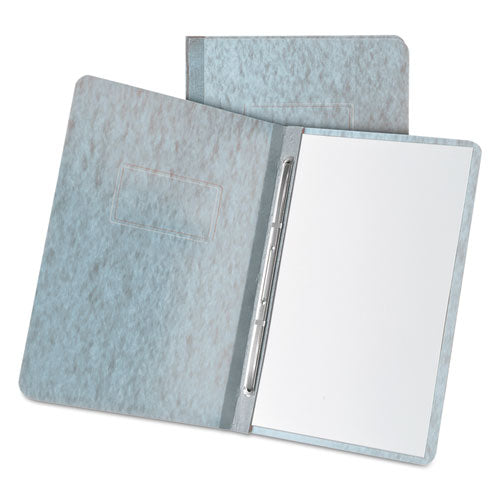 Image of Oxford Heavyweight Pressguard And Pressboard Report Cover W/ Reinforced Side-Hinge, 2-Prong Metal Fastener, 3" Cap, 8.5 X 11, Gray