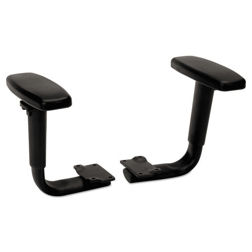 Image of HON® Optional Height-Adjustable T-Arms for Volt Series Chairs for HON Volt Series Task Chairs, Black, 2/Set