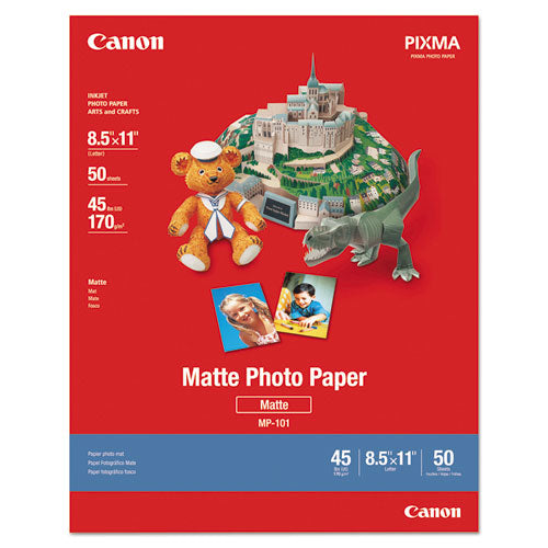 Image of Canon® Photo Paper Plus, 8.5 Mil, 8.5 X 11, Matte White, 50/pack