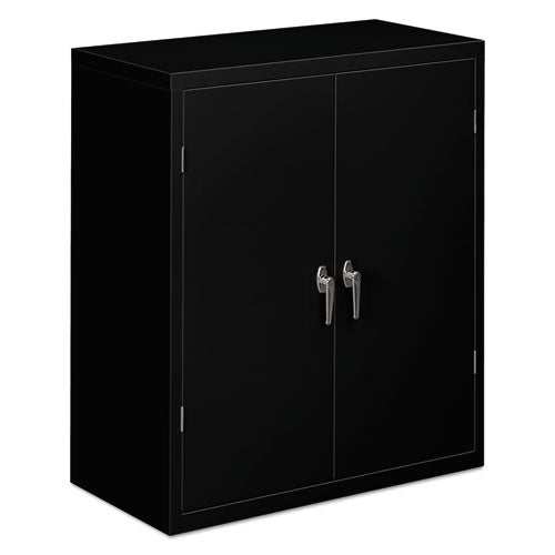 Image of HON® Assembled Storage Cabinet, 36w X 18d X 42h, Black