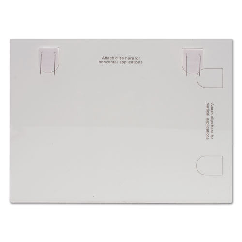 Image of Advantus Panel Wall Acrylic Frame, 11 x 8.5, Fabric Panel Mount, Clear