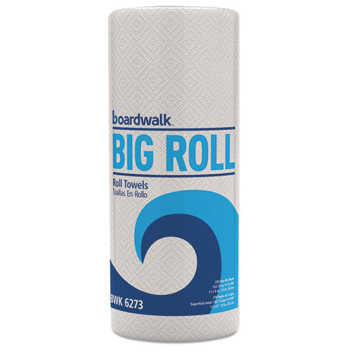 Image of Boardwalk® Kitchen Roll Towel, 2-Ply, 11 X 8.5, White, 250/roll, 12 Rolls/carton