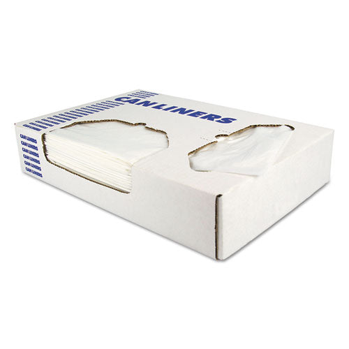 Image of AccuFit® Linear Low Density Can Liners with AccuFit Sizing, 23 gal, 0.9 mil, 28" x 45", Clear, 25 Bags/Roll, 8 Rolls/Carton